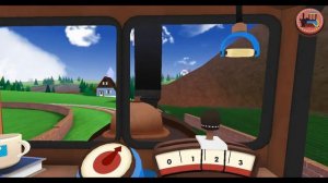Toca Train/ Поезд Toca железная дорога игра как мультик для малышей