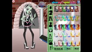 мультик игра Монстр Хай наряды Франки серия 2 онлайн