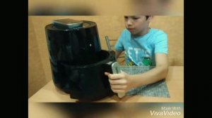 Готовим картошку фри в электрической аэрофритюрнице #аэрофритюрницаAF-118 #kids #картошкафри
