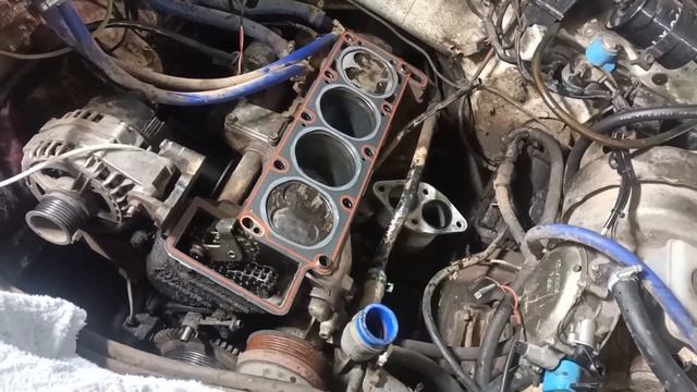 Замена прокладки ГБЦ ЗМЗ 406. Подробная инструкция. Настройка ГРМ ЗМЗ 406. смотреть онлайн