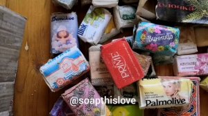 Распаковка ретро мыла, вторая часть. АСМР. UNPACKING OLD SOAP ASMR.