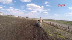 Мотоблок нева мб2 пашет на 2 скорости.