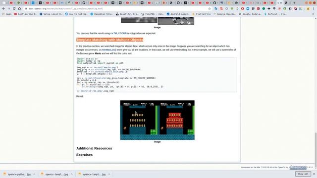 computervision - part4.2 template matching, la correspondance de model