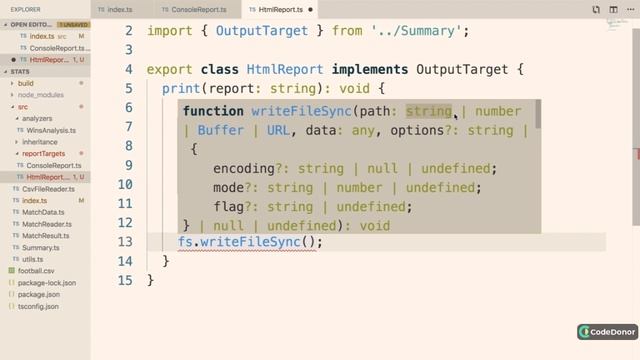 64. Generating HTML Reports in Typescript | Typescript #typescript #javascript #learning