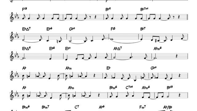 Samba do Avião - Song of the Jet - (Jobim) Backing track + music sheet смотреть онлайн