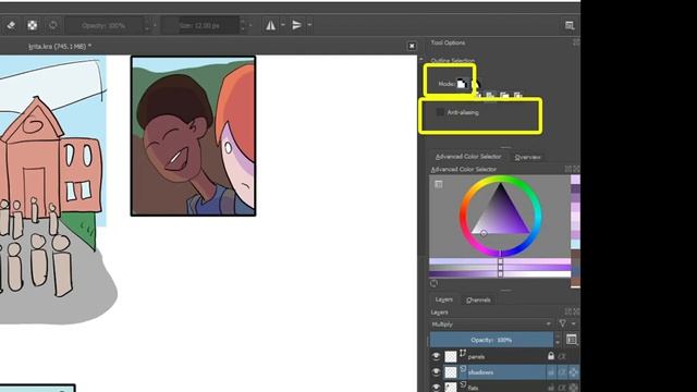 How to Make a Webtoon Using Krita - Tutorial for Canvas and Originals