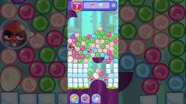 Прохождение Angry birds в Angry Birds Dream Blast. Пазл-игра: лопай шарики и пузыри смотреть онлайн