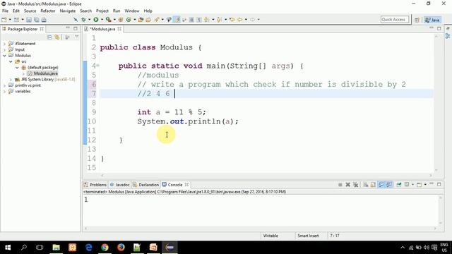 Java Pashto - 20 Modulus Operator Number Divisibility смотреть онлайн