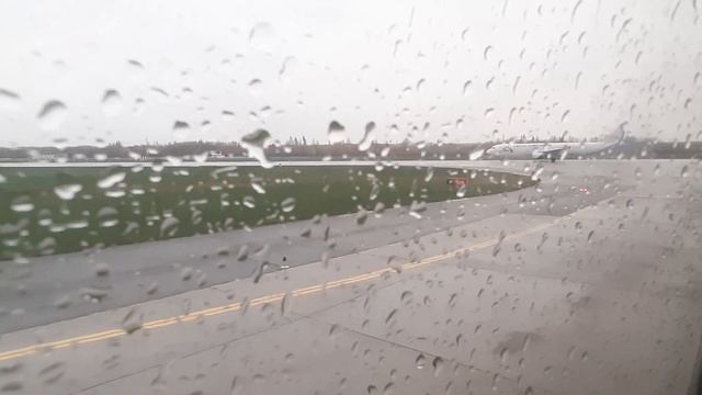 TAKEOFF ON A RAINY DAY FROM SAINT-PETERSBURG.Взлёт в дождливый день из Санкт-Петербурга смотреть онлайн