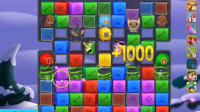 Pet Rescue Saga Level 5869 x2 no boosters смотреть онлайн