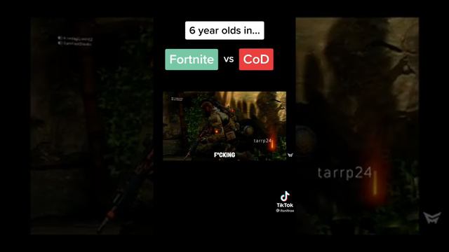 Fortnite kids vs call of duty kids