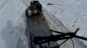 В апреле на мотособаке по лужам