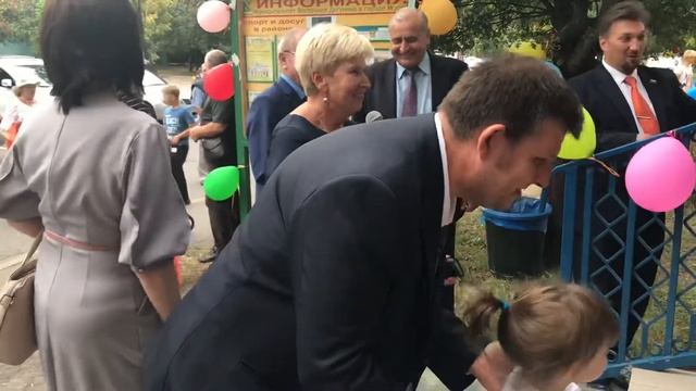 Выступление Н.А. Баскаковой, директора 222 школы на открытии Центра Ломоносовец