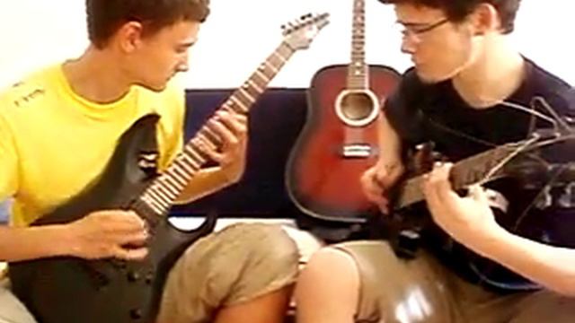 Me and my friend playing Neaera - Let The Tempest Come смотреть онлайн