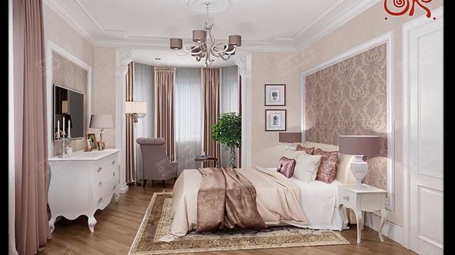 Интерьер Спальни в Светлых Тонах - 2018 / Bedroom Interior In Bright Colors /Schlafzimmer Interieur