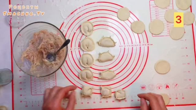 4 способа как лепить пельмени, вареники ?