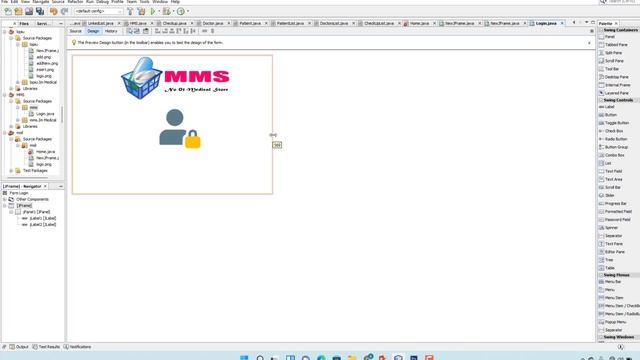 How to Create Sale Point Software in Java | Design login page