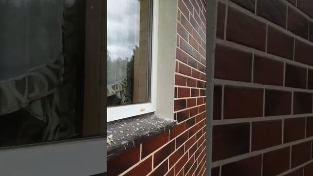 Утепление дома клинкерными панелями.