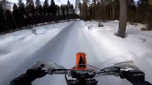 KTM SX 125, ВАЛИТ КАК СНЕГОХОД.