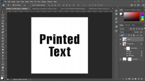 HOW-TO: Make a Realistic PRINTED TEXT Effect in Photoshop (4 Minute Tutorial)