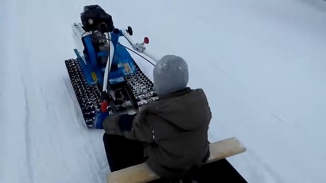 Снегоход. Гусеничный привод ,приставка.Гусеницы на НЕВА МБ-2