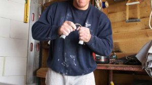 сгибание 2-х гвоздей 200мм хеслепом