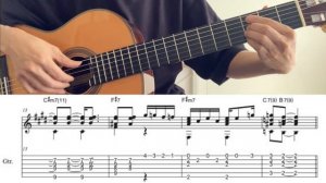 Summer Samba [TAB] Simple Fingerstyle Guitar | Marcos Valle