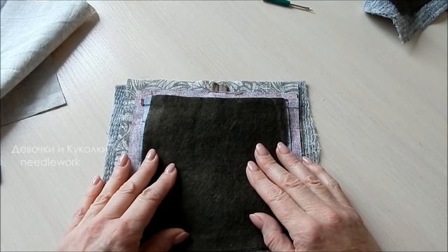 Такие в магазине не купишь. Без обработки края, Главный секрет. Лоскутные прихватки.