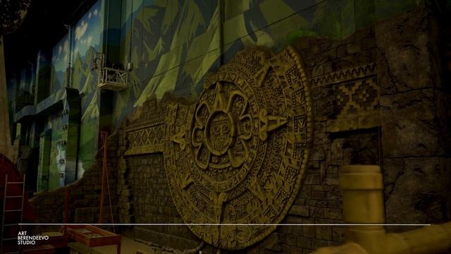 БАРЕЛЬЕФ ИЗ АРТ БЕТОНА В ТЕМАТИЧЕСКОМ ПАРКЕ РАЗВЛЕЧЕНИЙ | ART BERENDEEVO STUDIO смотреть онлайн