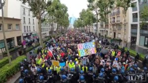 Incredible Scenes - French Protesters Today In Paris France (2021.08.07)