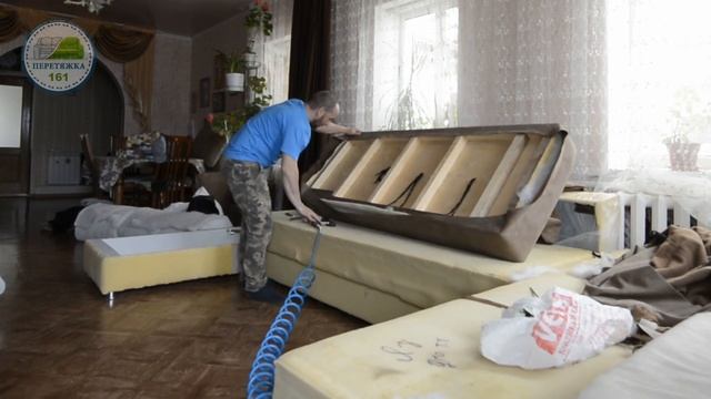 Перетяжка  мебели на дому у заказчика