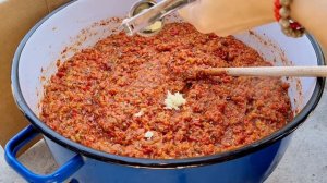 PINDJUR(sa patlidzanom)  pravi stari recept BOLJI OD AJVARA