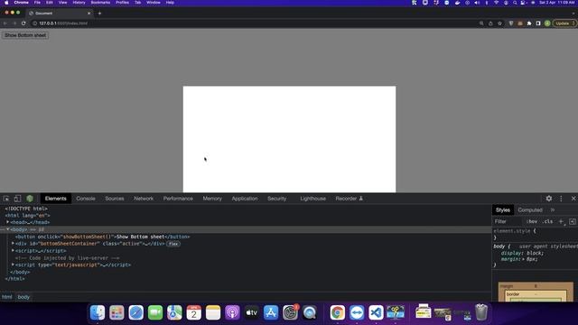 How To Create A Bottom Sheet In Pure HTML CSS And Javascript