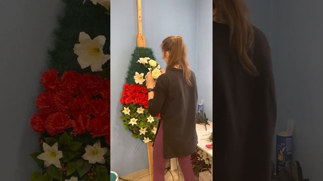 Ритуальный (похоронный) венок своими руками класса "Премиум" #3