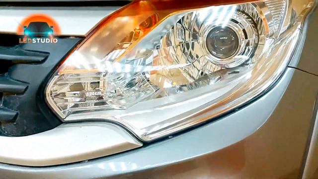 Fiat Fullback фары светодиодные. Меняем галоген на светодиоды!