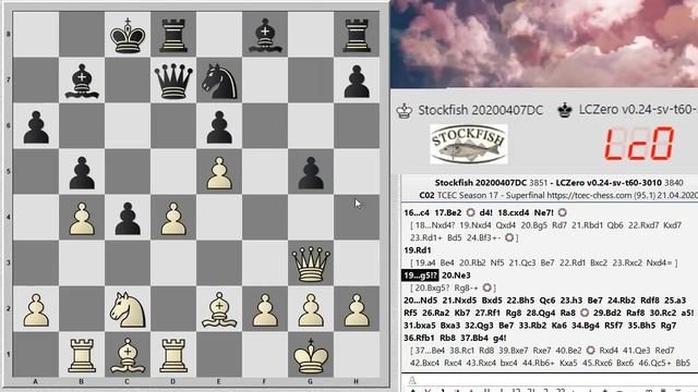 ? Leela оседлала Stockfish ? Лучшая партия суперфинала. Французская защита