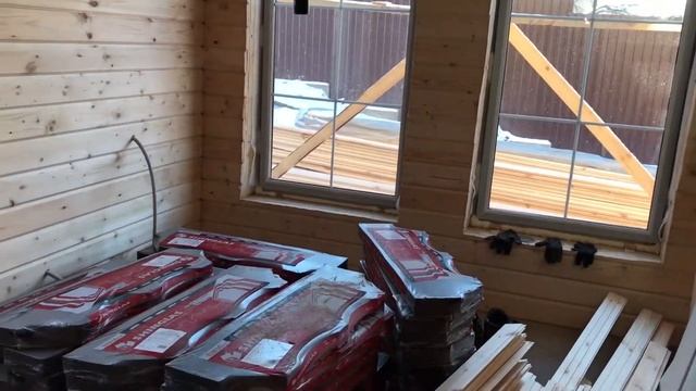 Каркасный дом размером 9,0х12,0м. смотреть онлайн