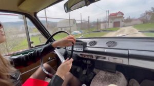 Девушка впервые за рулем копейки #необычный тест драйв ваз 2101 в Крыму.