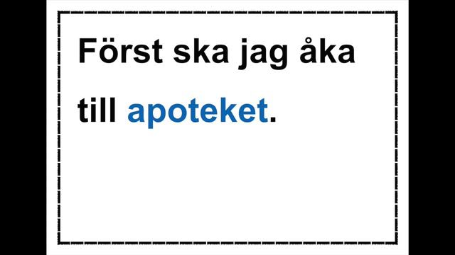 Lär dig svenska - Dag 40 - Fem ord per dag - A2-nivån CEFR - Learn Swedish - 71 undertexter смотреть онлайн