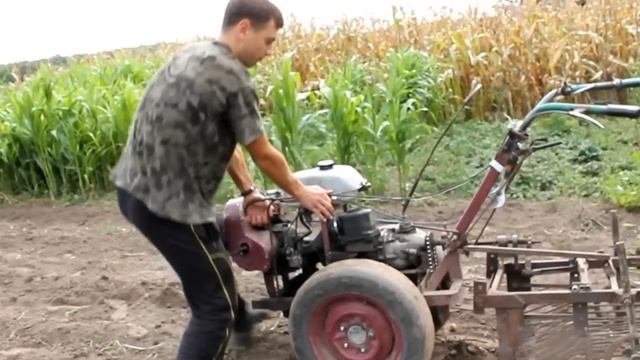 Самодельный мотоблок с картофелекопалкой смотреть онлайн