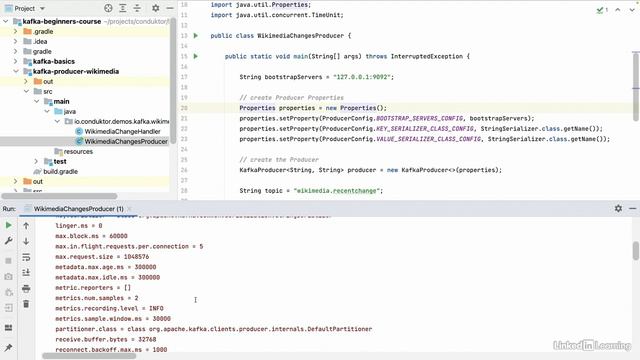 8.9_Wikimedia producer safe producer impl. - Kafka Wikimedia Producer and Adv. Producer Config. смотреть онлайн