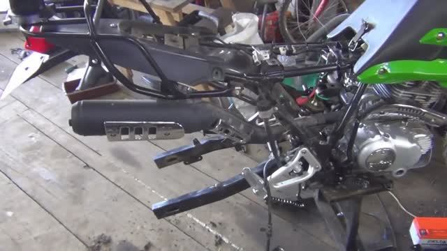 Переделка _прогрессии_ LIFAN LF200 GY-5 на подшипники. смотреть онлайн