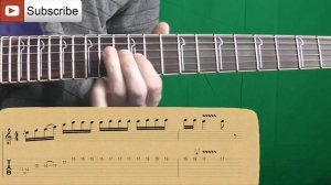 How to Play Joe Satriani - Ten Words Как играть, Guitar Lesson (Part 2)
