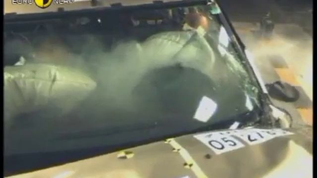 Краш-тест - Dacia Logan 2005 (E-NCAP) смотреть онлайн