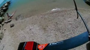 2021. Должанская коса. Первые испытания самодельной доски для виндфойла. DIY Windfoil Board