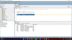 How to show all privileges from user in Oracle
