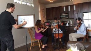 #casualfriday Skyros Quartet plays Flight of the Bumblebee