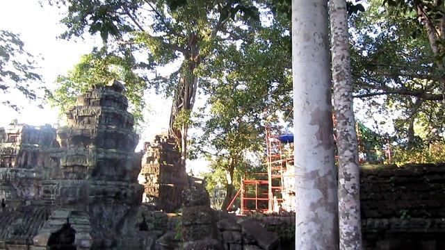 Храм Та Пром (Tha Prom Temple, Angkor, Siem Reap, Cambodia) смотреть онлайн