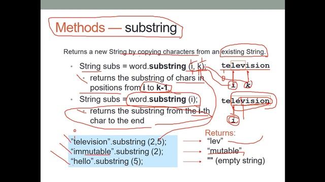 #StringInJava substring(), indexOf(), concat() method in String class. What is the use of this m. смотреть онлайн