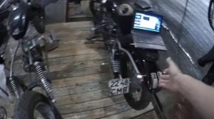 Чоппер из ижа. Широкое колесо на Иж